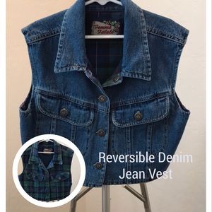 Femme Fatale Women’s Reversible Button Front Vest